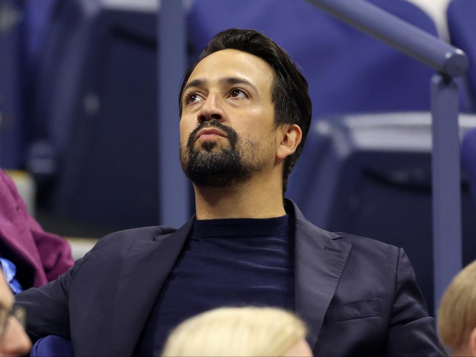 Lin-Manuel Miranda attends Day One of the 2024 US Open at the USTA Billie Jean King National Tennis Center on 26 August (Getty Images)