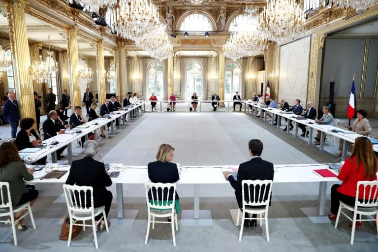 Le premier Conseil des ministres du gouvernement Castex, à Paris le 7 juillet 2020 - Ian LANGSDON © 2019 AFP