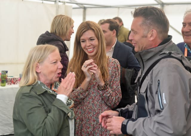 Carrie Symonds attends Birdfair