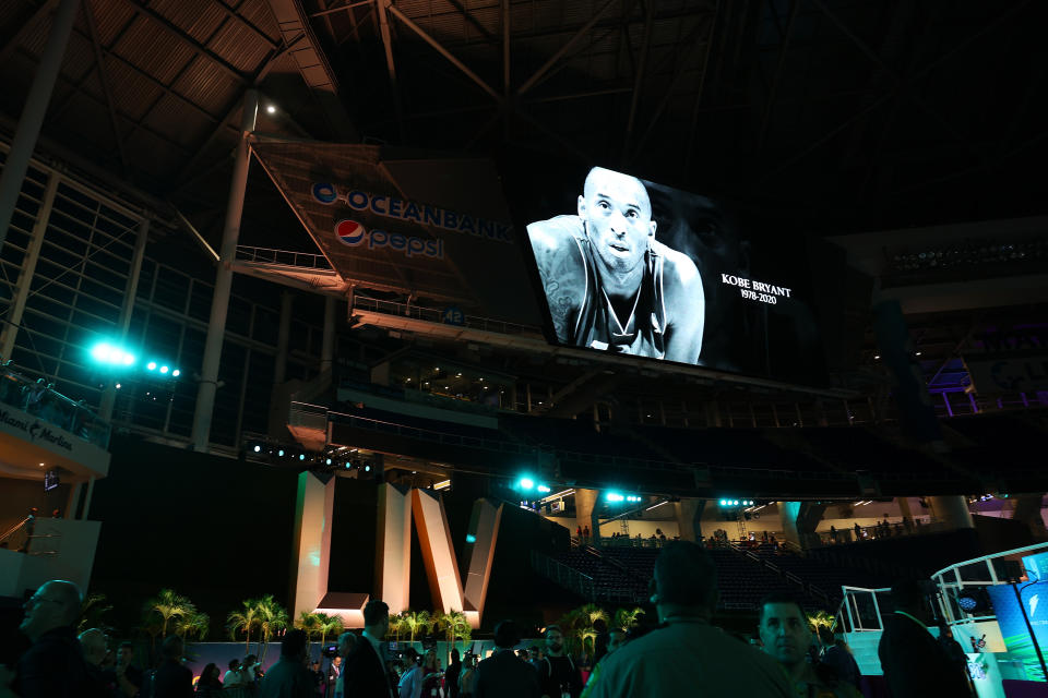 Kobe Bryant's death has been felt everywhere in the sports world. (Photo by Rob Carr/Getty Images)