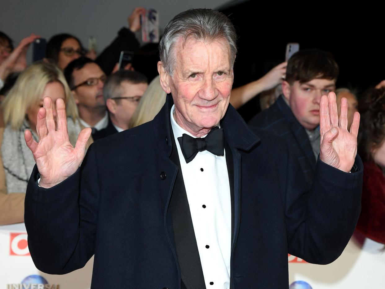 LONDON, ENGLAND - JANUARY 28: Sir Michael Palin attends the National Television Awards 2020 at The O2 Arena on January 28, 2020 in London, England. (Photo by Karwai Tang/WireImage)