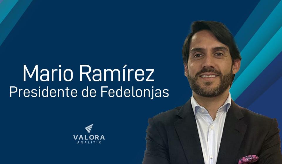 Mario Andrés Ramírez, nuevo presidente ejecutivo de Fedelonjas. Foto: Fedelonjas y Valora Analitik