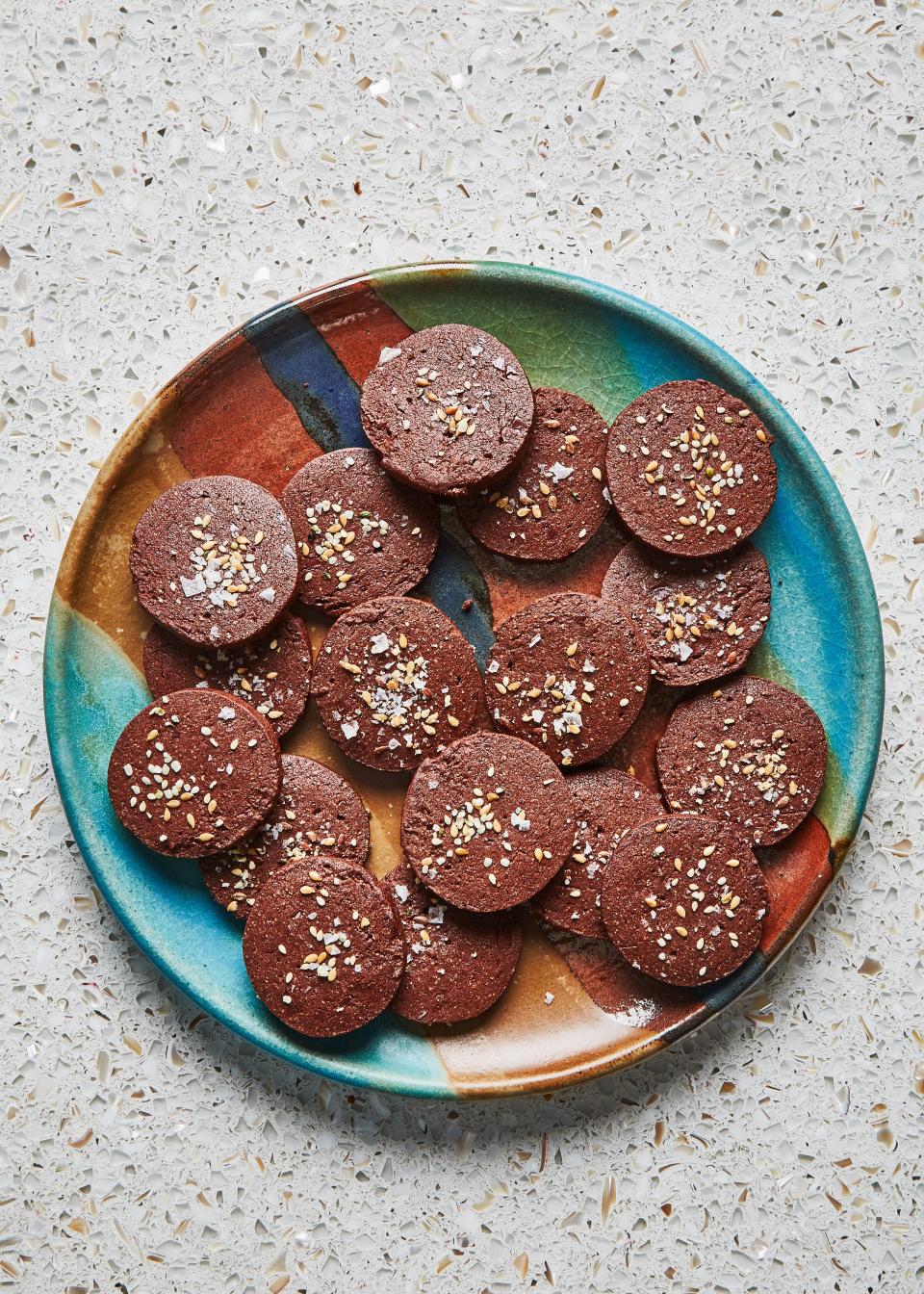 Chocolate Sablés with Date Sugar