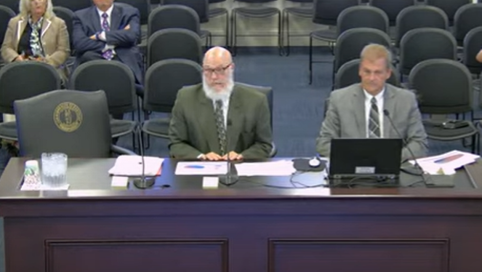 Kentucky’s health secretary, Eric Friedlander, testified to a state legislative committee on July 2, 2022, and briefly mentioned staffing shortages at his inspector general’s office.