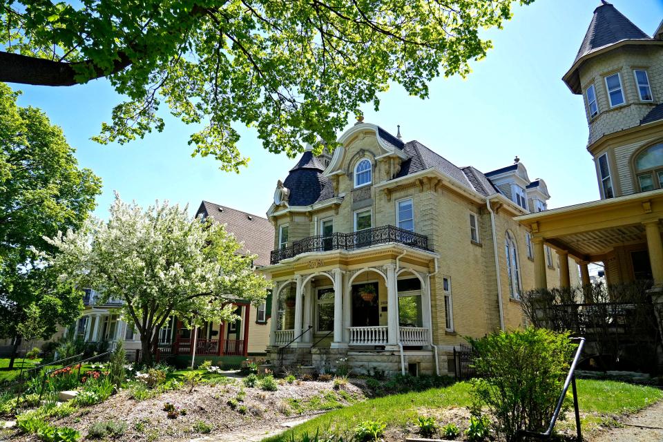 The 1895 home of  Rebekah and James Nicholas is three stories with three bedrooms and 3 1/2 baths. It will be part of the Concordia Neighborhood tour in Milwaukee.