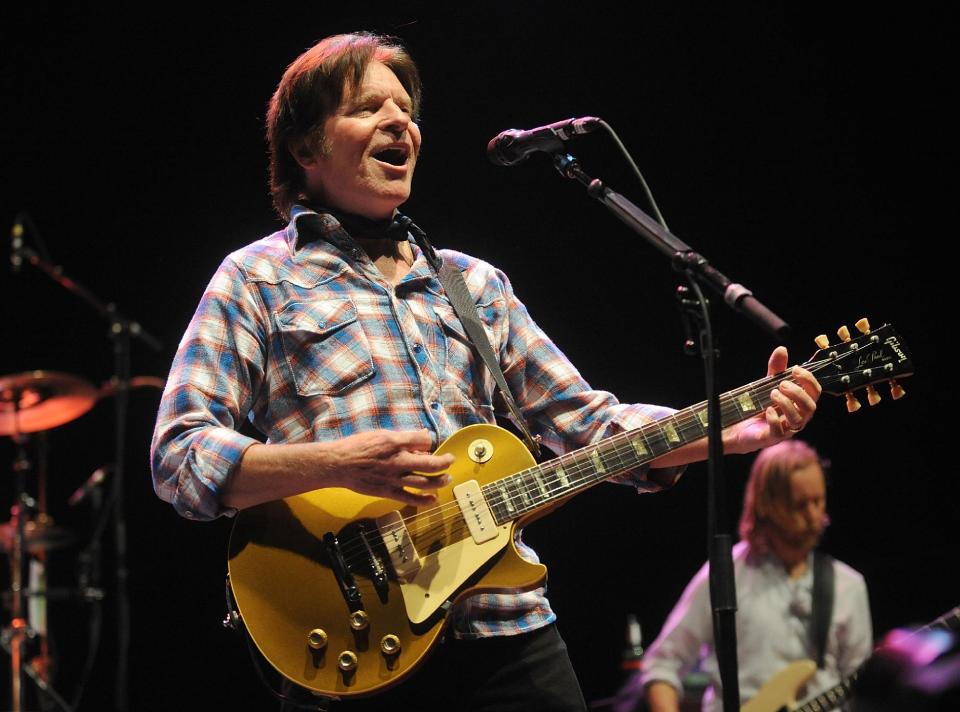 Musician John Fogerty performs on stage at the Sound City Players concert at The Manhattan Center Hammerstein Ballroom, Wednesday, Feb. 13, 2013, in New York. (Photo by Brad Barket/Invision/AP)