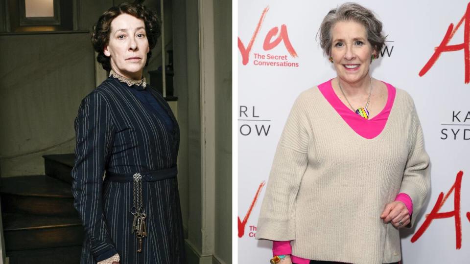 Downton Abbey cast: Phyllis Logan as Mrs. Hughes