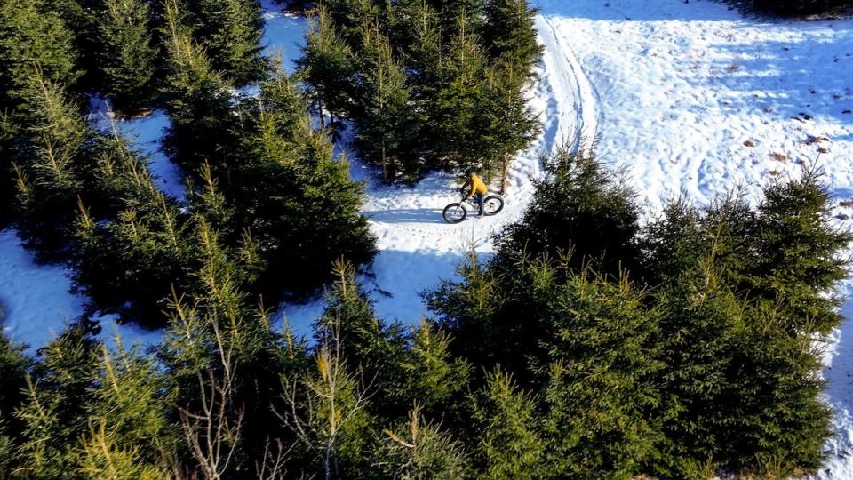 There are now more than 10 kilometres of trails that can be used for hiking, dog walking, mountain biking and in the winter, snowshoeing and fat biking. 