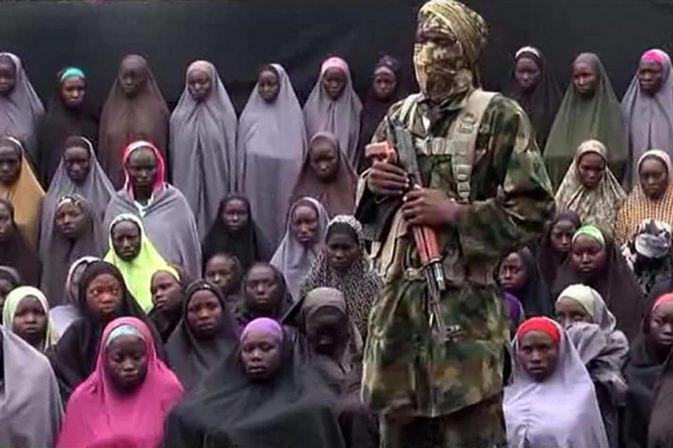 The Chibok schoolgirls, kidnapped in April 2014 (AFP)