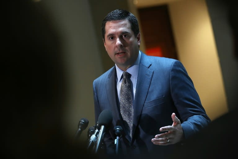 US Representative Devin Nunes, chairman of the House Permanent Select Committee on Intelligence