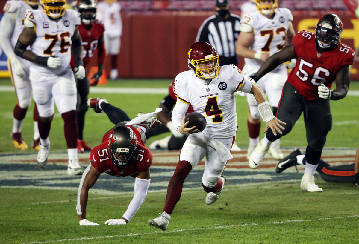 Taylor Heinicke played final quarter with separated AC joint in