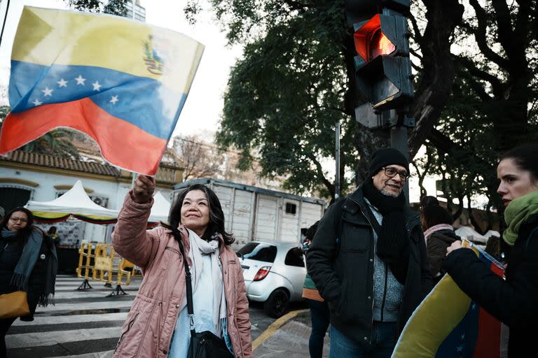 Los venezolanos que votan en la Argentina.