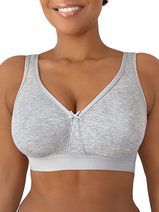 Fruit of the Loom Women's Plus-Size Wireless Cotton Bra