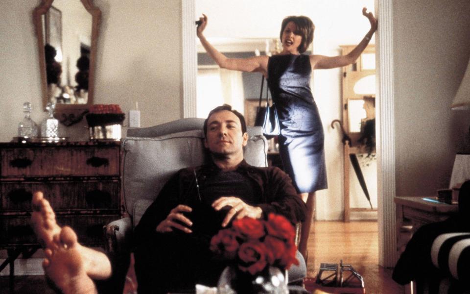 Kevin Spacey and Annette Bening in American Beauty