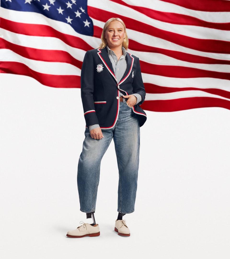 PHOTO: Ralph Lauren has unveiled the Team USA opening and closing ceremony uniforms for 2024.  (Courtesy of Ralph Lauren)
