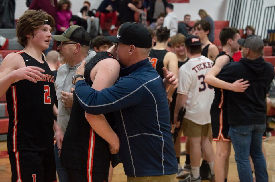 Comet parents and players react to the final buzzer sounding on Jonesville's memorable postseason campaign.