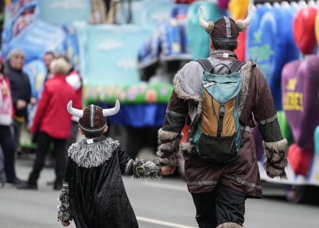 Carnival parades back in force throughout much of Germany