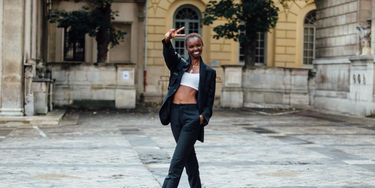 Naked Wardrobe - Stretch Modal Top in Black at Nordstrom