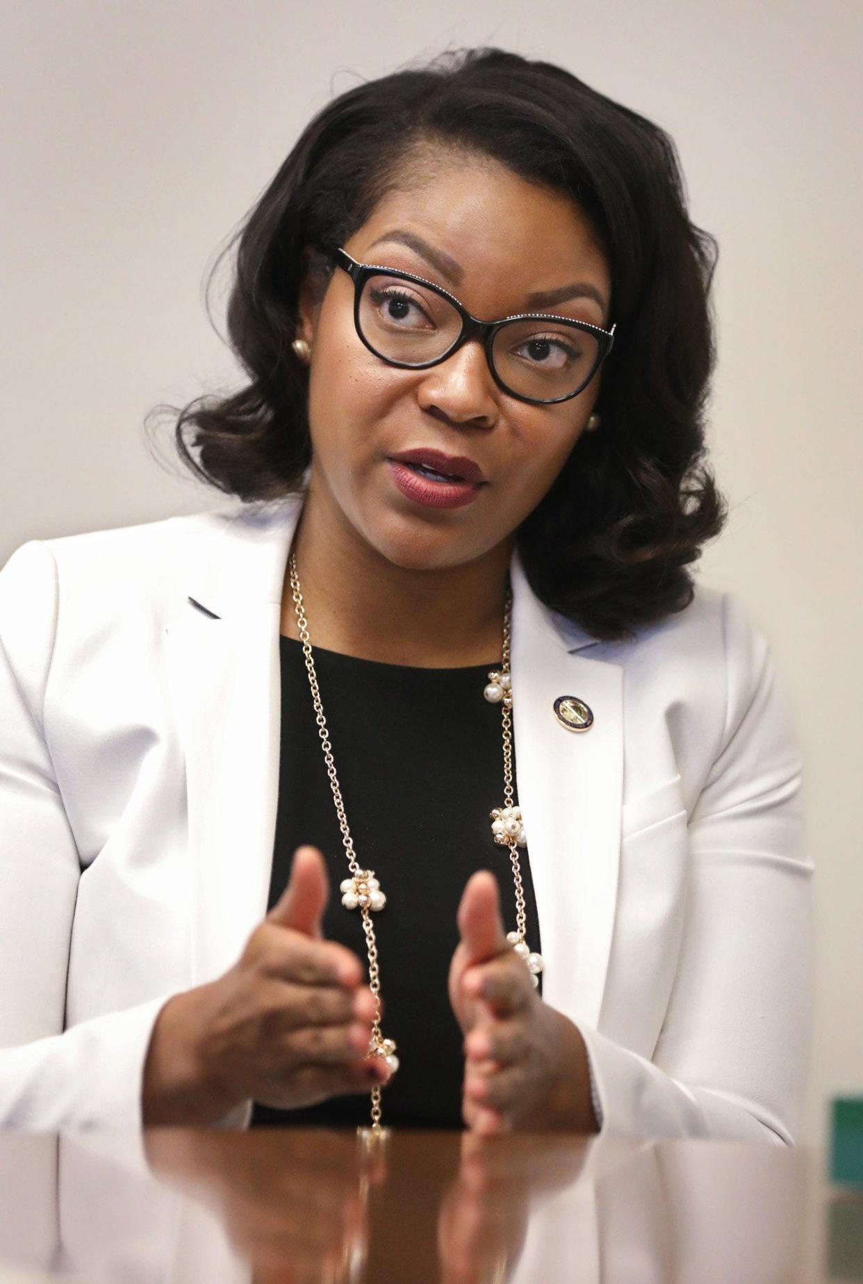 House Democratic Leader Emilia Strong Sykes, D-Akron.