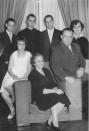 Undated picture released by journalist Sergio Rubin, Cardinal Jorge Mario Bergoglio, Archbishop of Buenos Aires, second from left in back row, poses for a picture with his family in an unknown location. Bergoglio, who took the name of Pope Francis, was elected on Wednesday, March 13, 2013, the 266th pontiff of the Roman Catholic Church. Top row from left to right, his brother Alberto Horacio, Bergoglio, his brother Oscar Adrian and his sister Marta Regina. Bottom row from left to right, his sister Maria Elena, his mother Regina Maria Sivori and his father Mario Jose Bergoglio. (AP Photo/Courtesy of Sergio Rubin, ho)