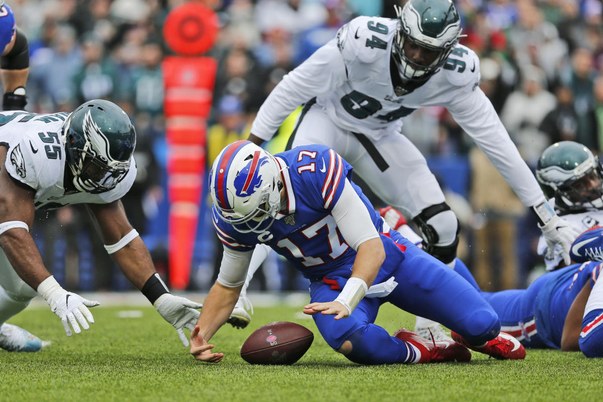 Houston, TX, USA. 14th Oct, 2018. Buffalo Bills quarterback Josh