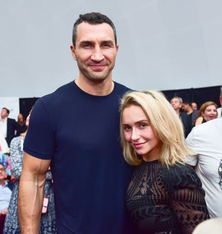 Sean Zanni/Patrick McMullan via Getty Wladimir Klitschko and Hayden Panettiere in 2016