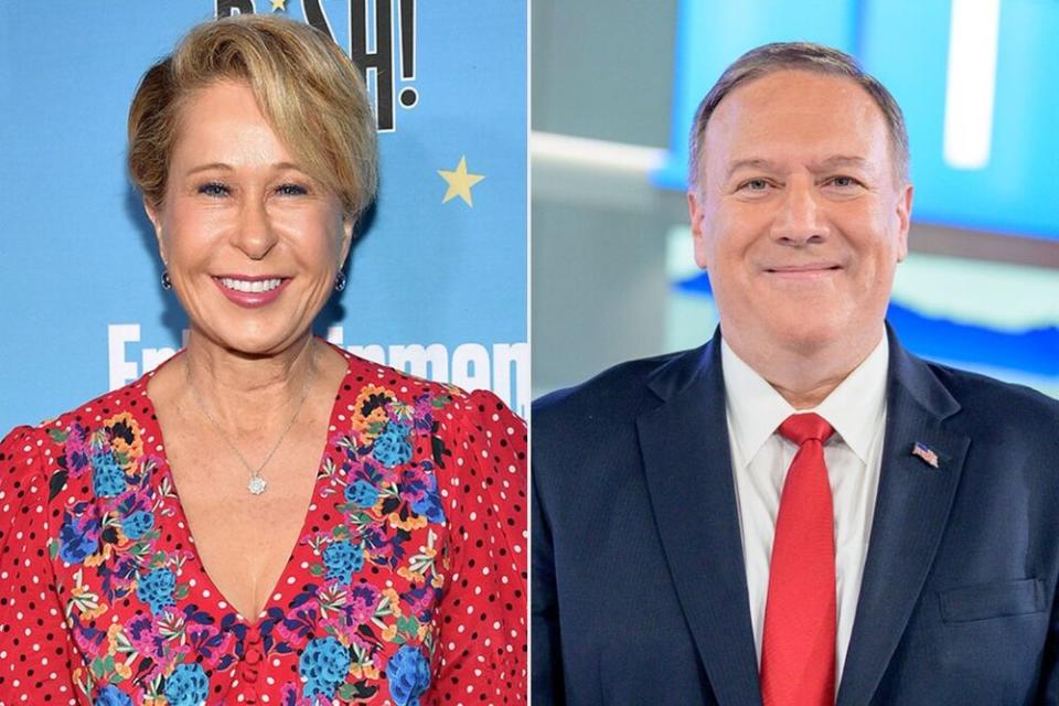 From left: Yeardley Smith and Secretary of State Mike Pompeo | Matt Winkelmeyer/Getty; Roy Rochlin/Getty