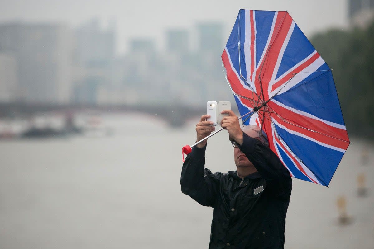 Polling day brought windy weather (Daniel Leal-Olivas/PA) (PA Archive)