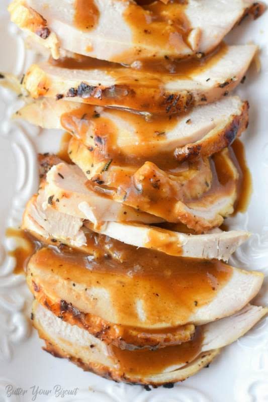 <p>Butter Your Biscuit</p><p>Make-Ahead Turkey Gravy is a must for a stress-free Thanksgiving dinner! </p><p><strong>Get the recipe: </strong><a href="https://butteryourbiscuit.com/make-ahead-turkey-gravy/" rel="nofollow noopener" target="_blank" data-ylk="slk:Make-Ahead Turkey Gravy;elm:context_link;itc:0;sec:content-canvas" class="link rapid-noclick-resp"><strong>Make-Ahead Turkey Gravy</strong></a></p>