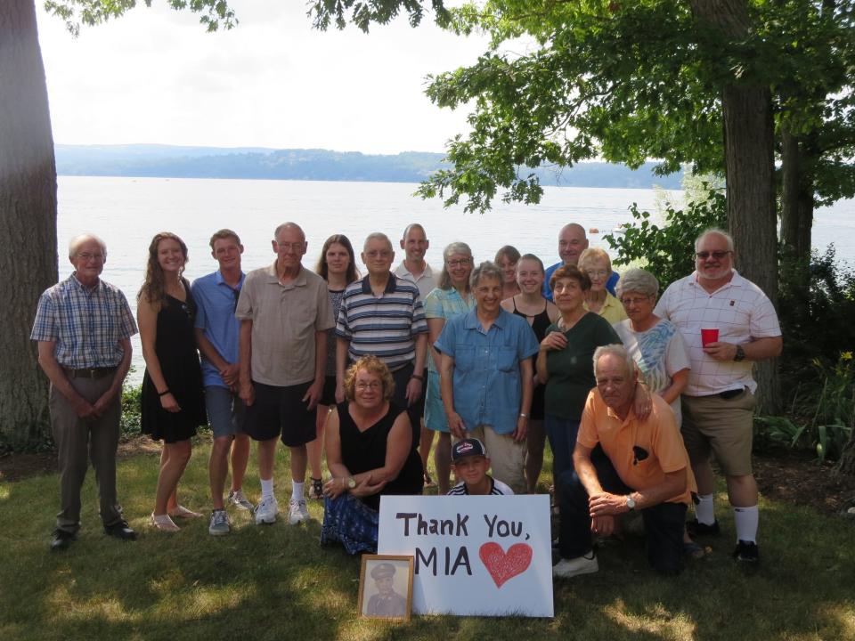 For 74 years, Mia Verkennis, has tended the grave of Pfc. Joseph Geraci, of Rochester, in her Dutch village. She recently contacted his family.