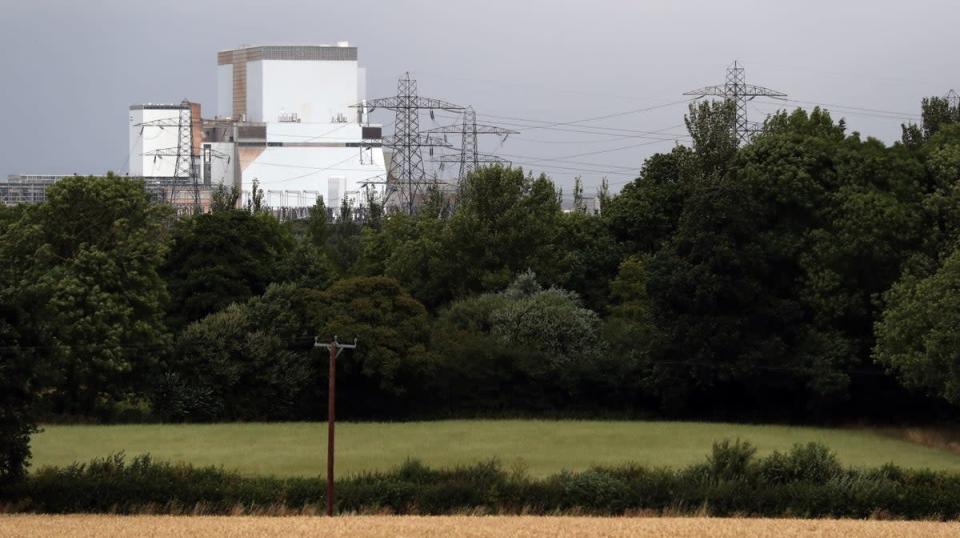 Hinkley Point B power station in Somerset (Andrew Matthews/PA) (PA Archive)