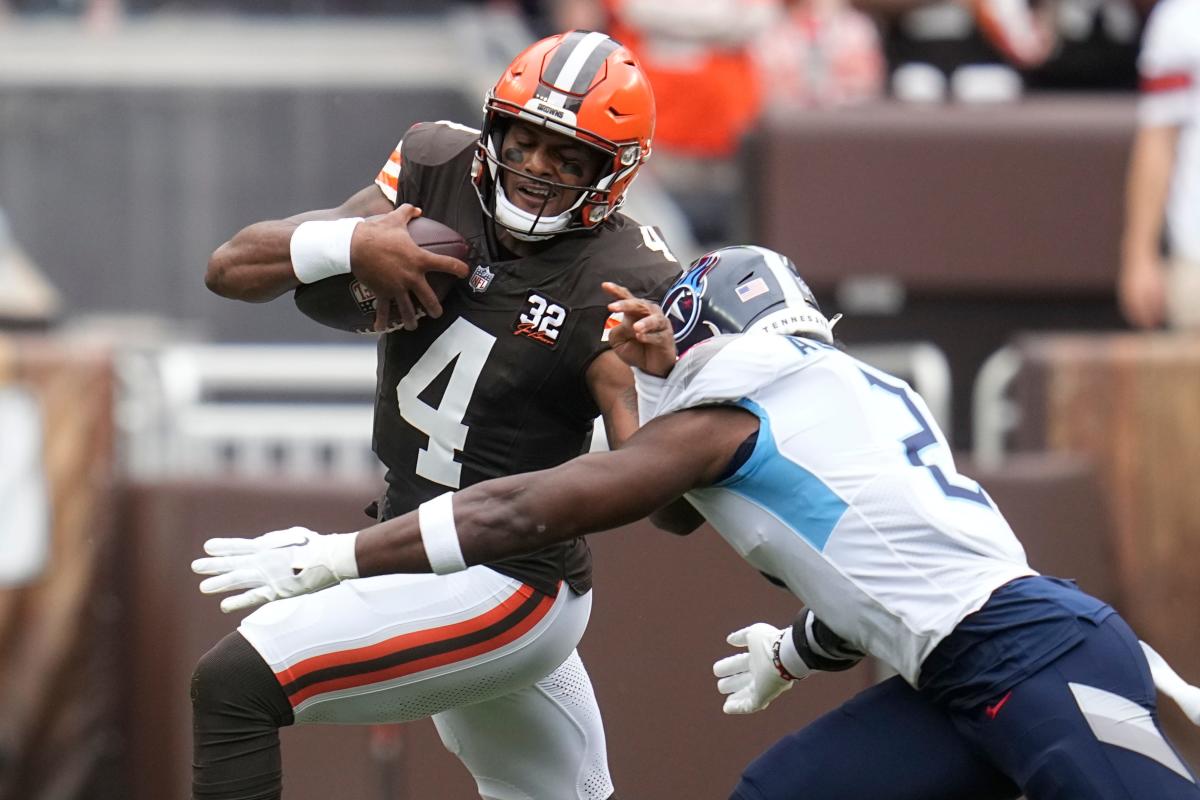 Browns vs. Titans instant analysis Deshaun Watson, Browns defense