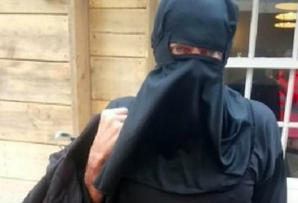 <em>Dunn is on a one-man campaign to get the burka banned in Britain (SWNS)</em>