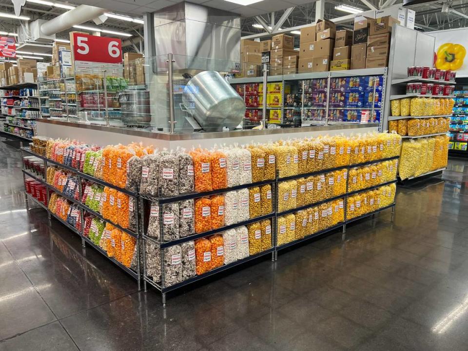 A bulk-food display.