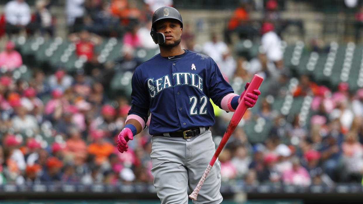 The Seattle Mariners’ Robinson Cano has been suspended for using a banned substance. (AP)