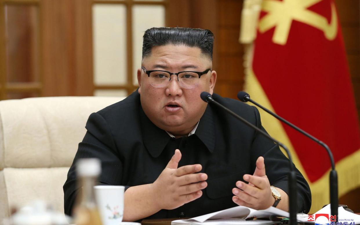 Kim Jong-un insists there are no cases in North Korea - GETTY IMAGES