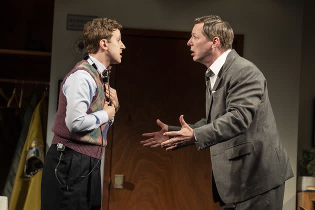 Alex Wyse (left) and Sean Hayes in 
