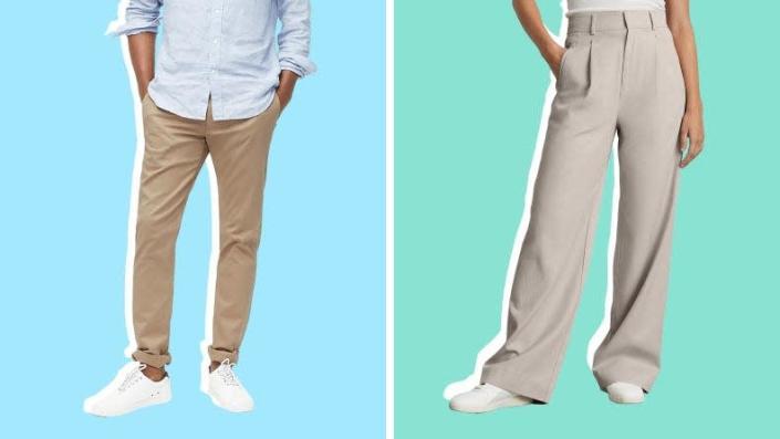 Kick back in khakis this summer with these stylish staples.