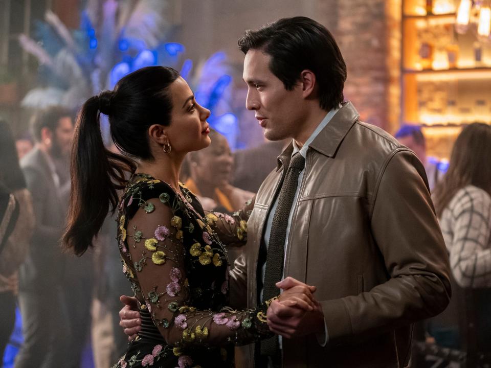 Emeraude Toubia (Lily Diaz) and Desmond Chiam (Nick Zhao) on season two of "With Love."