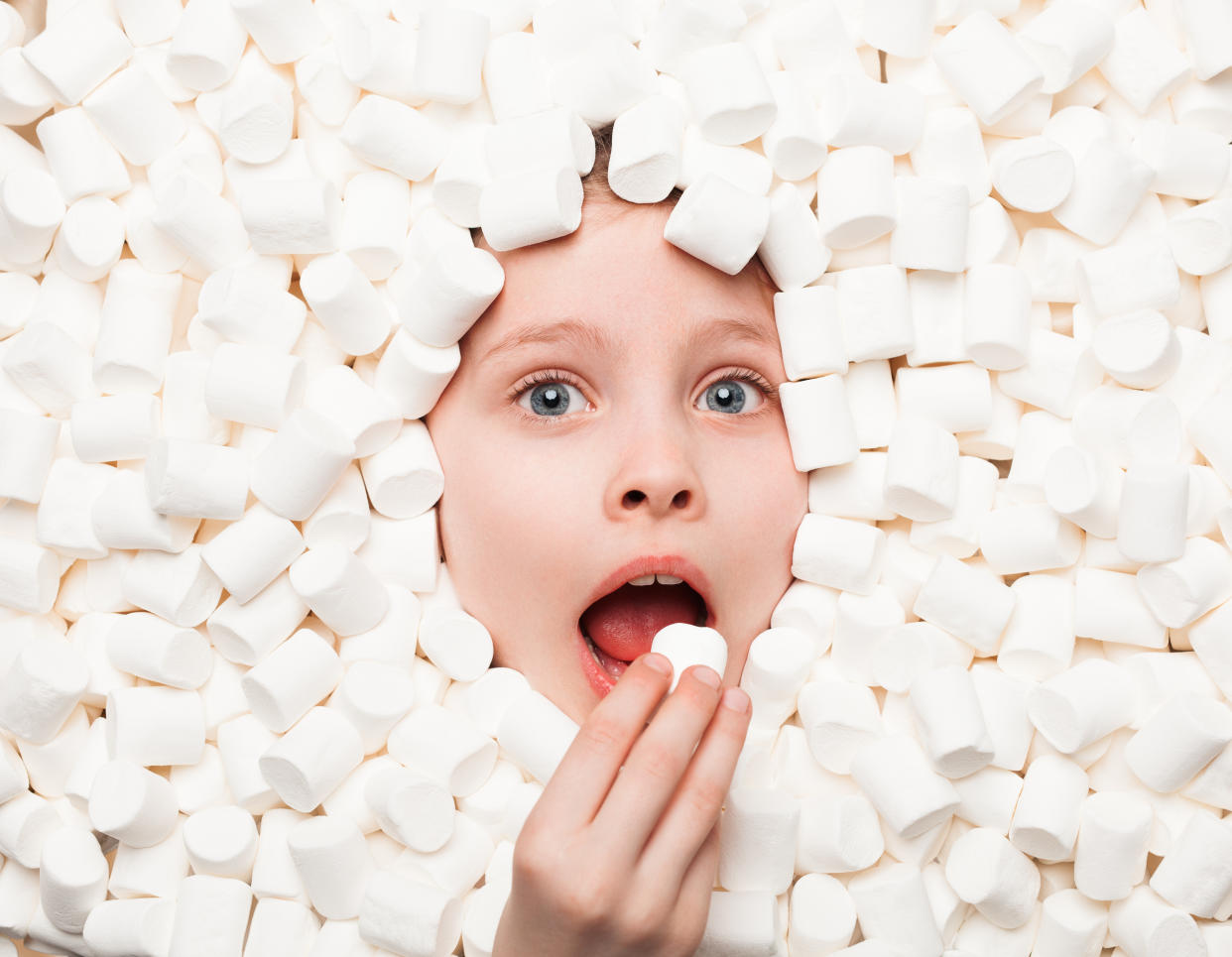 Are marshmallows good for warding off a cough? What to know. (Getty Creative)