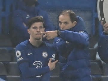 Thomas Tuchel and Mason Mount (PA)