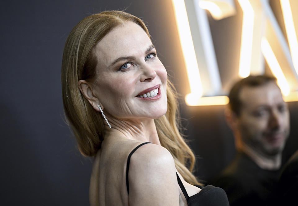 Nicole Kidman attends the premiere of "Expats" at the Museum of Modern Art on Sunday, Jan. 21, 2024, in New York. (Photo by Evan Agostini/Invision/AP)