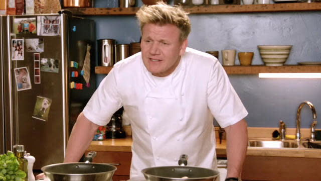 Closeup of Gordon Ramsay