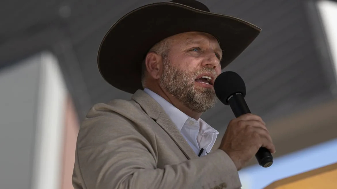 Ammon Bundy Arrested on Outstanding Warrant at Son’s Football Fundraiser (news.yahoo.com)