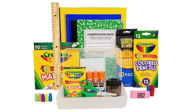 35 Item Pack Back To School Supplies, 3rd Through 5th Grades, Crayola an  Others