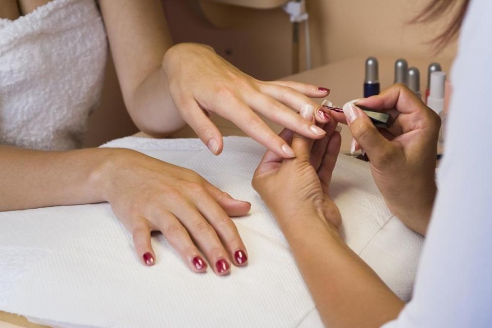 A nail art chain in Russia took to Instagram to share a tutorial on the eyebrow-raising look. 