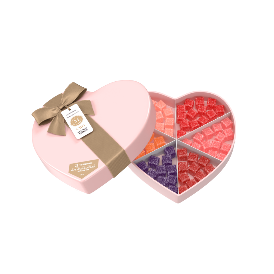8) Valentine's Day 6-Flavor Wellness Gummies Sampler