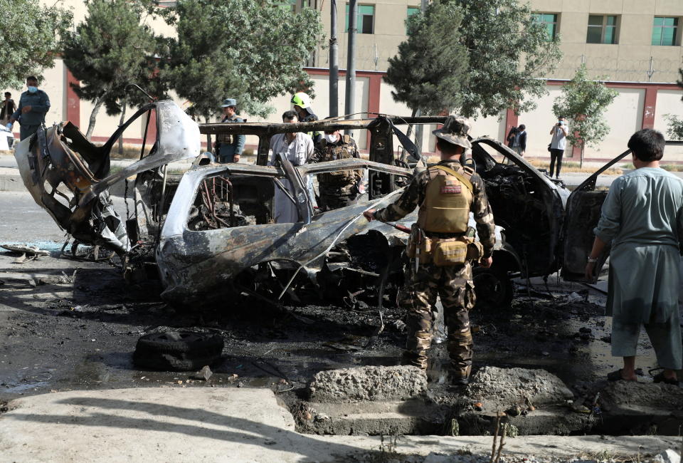 Nach eine, Sprengstoffanschlag in Kabul im Juni (Bild: REUTERS/Stringer)