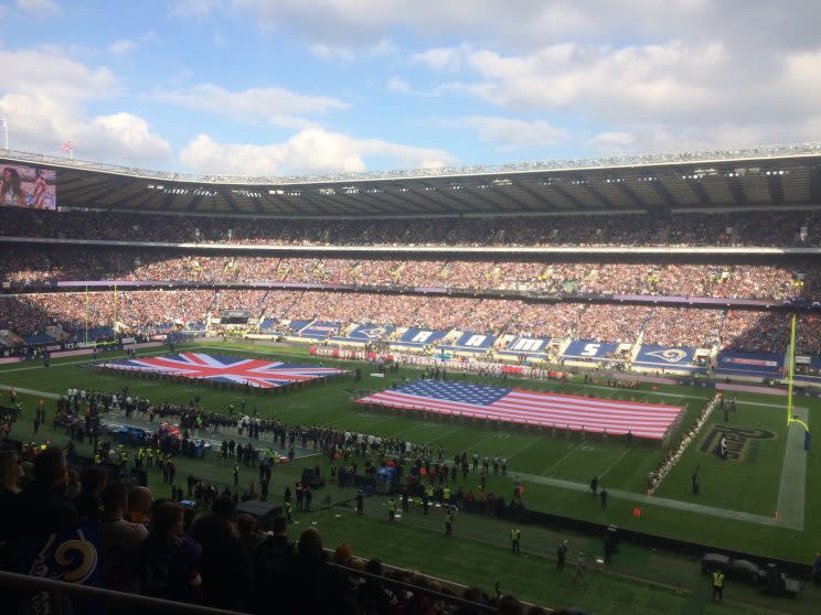 The NFL has had its eyes on a London franchise for years, but Brexit may have made those plans more complicated. (Jackie Bamberger/Yahoo Sports)