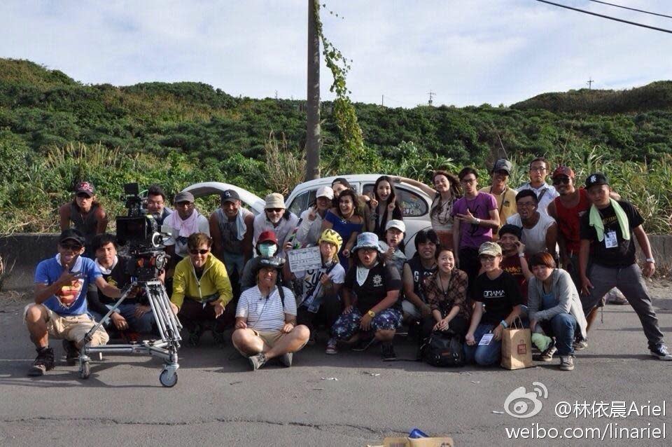 林依晨特地找台灣專業團隊為短片《迷途台北》助陣。（翻攝自Ariel Lin林依晨微博）